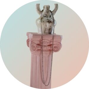 LAVENDER BAROQUE PEARL NECKLACE